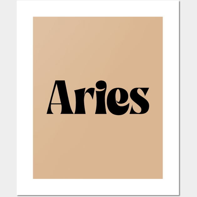 Aries - Zodiac Sign Wall Art by Belcordi